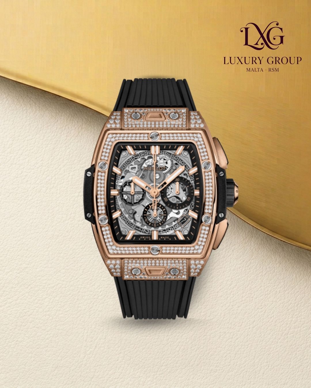 Hublot 642.OX.0180.RX.1704KINGGOLDPAVE' - luxury watch