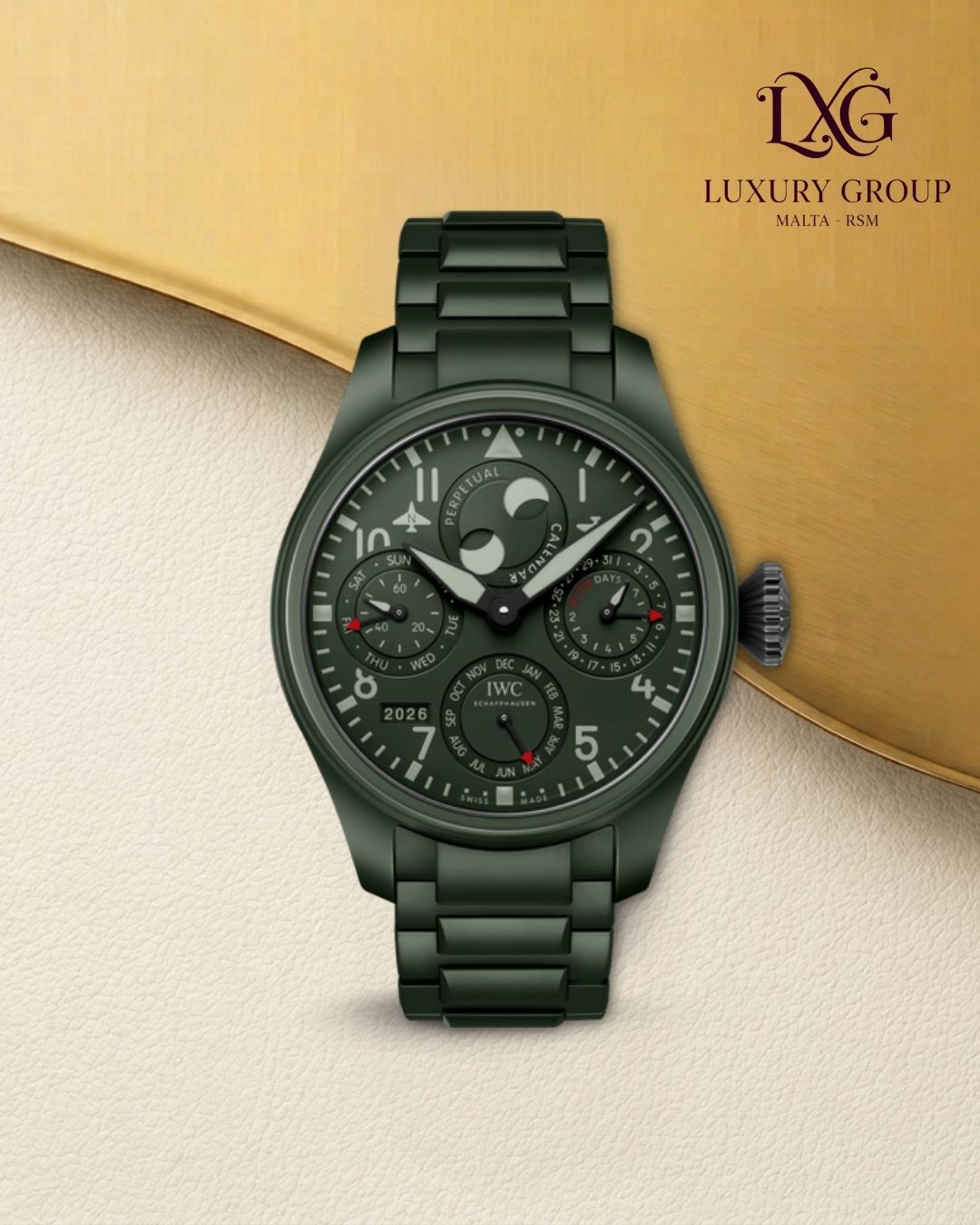 IWC Big Pilot’s Watch Perpetual Calendar TOP GUN Woodland — reference IW503101