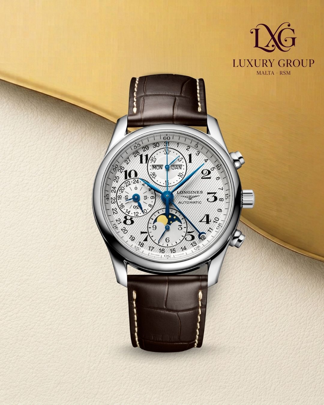 Longines L26734783MOONPHASE - luxury watch