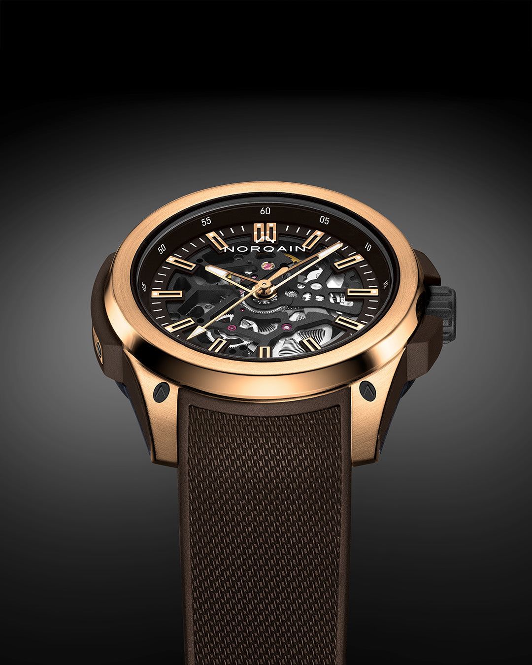 Norqain Wild ONE Skeleton Red Gold N3000.07G04.N01